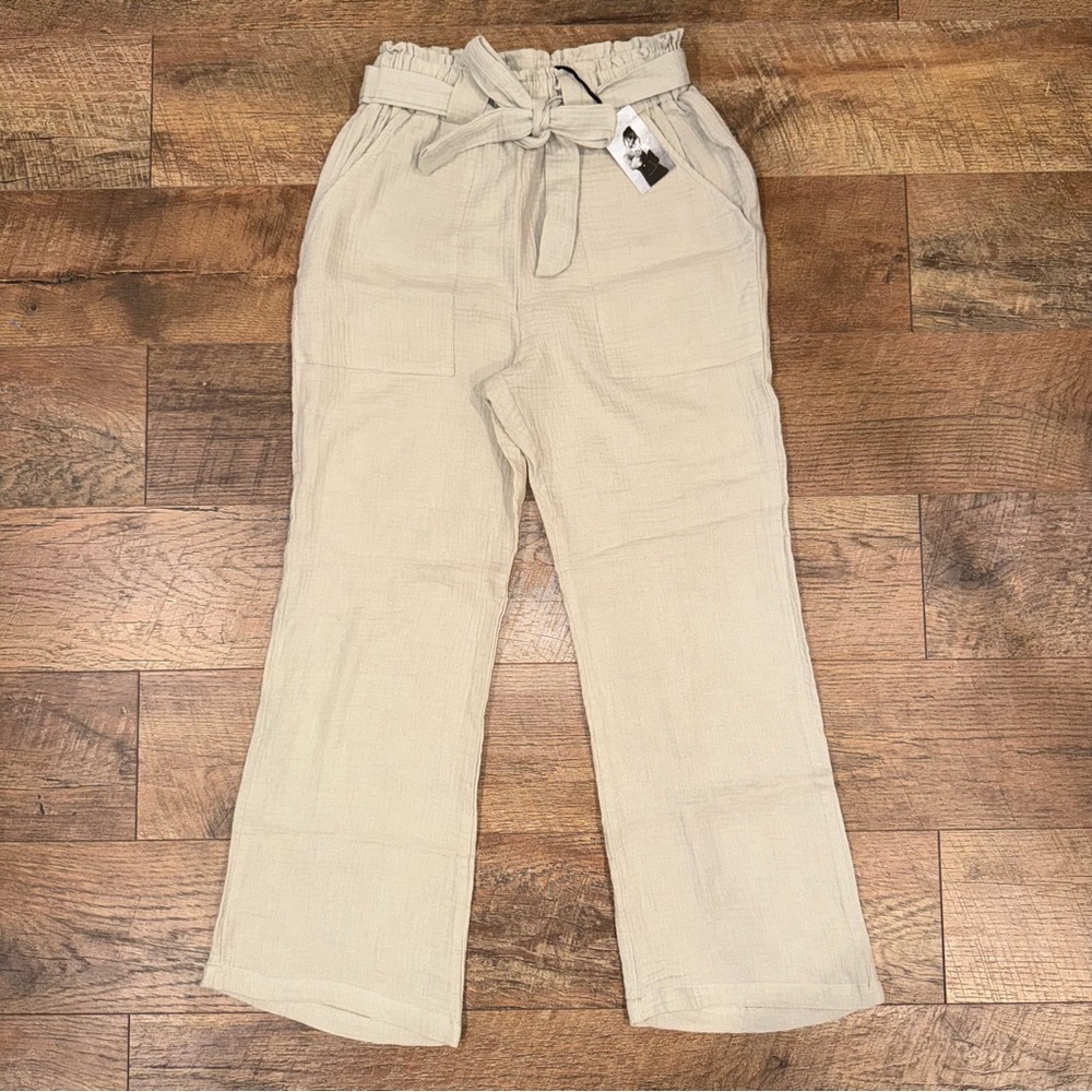 NEW Sincerely Jules Casual Pull-On Gauze Pants